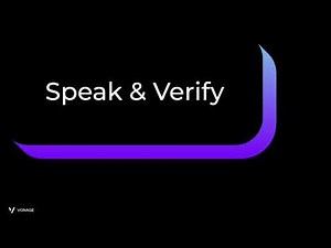 Vonage Voice API demo: Biometric voice verification