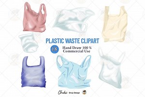 Garbage Bag Clip Art: Hand-drawn PNG Files (digital Download, 300 DPI, 18 Files) - Etsy
