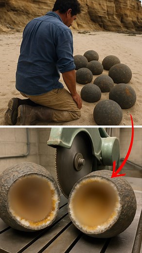Strange Rock Balls Found on Island... | Dailystories