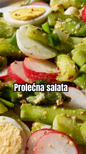 Salata sa šparglama i jajima 😍