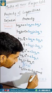 4.3K views · 41 reactions | The Ultimate Guide to Logarithm Properties! #Mathematics #MathTricks #MathIsFun #LearnMath #MathHacks | Maths at Your Fingertips | Facebook