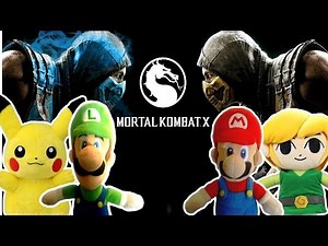 Pikachu, Luigi, Mario And Link Play: Mortal Kombat X