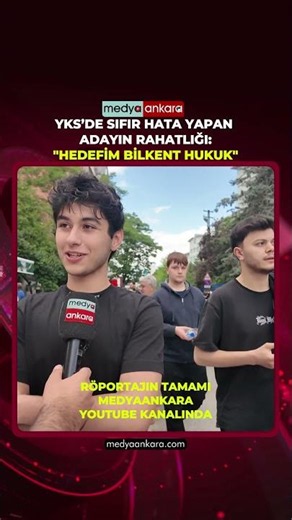 The Calmness of a Top YKS Candidate Who Made Zero Mistakes Shakes Up Social Media: My Goal Is Bil...