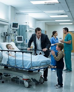 If you turn off those machines, she’ll open her eyes.” That’s what a ragged street boy told a grieving millionaire. Everyone dismissed him— until reality silenced them all. The hospital corridors glowed under harsh fluorescent lights, each one echoing the same cold truth: Room 407 had not changed in weeks. Nine-year-old Hannah Hale lay motionless, surrounded by softly blinking monitors and quiet machinery. Her father, Richard Hale—one of the city’s most powerful real estate tycoons—sat beside he