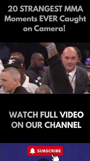 20 STRANGEST MMA Moments EVER Caught on Camera! 🤯