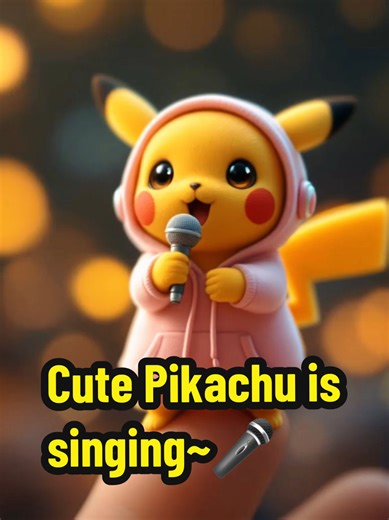 Cute Pikachu Singing: A Delightful Pokémon Performance