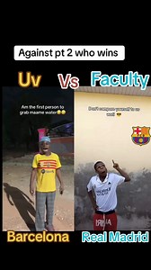 UV vs Faculty: Barcelona vs Real Madrid showdown!