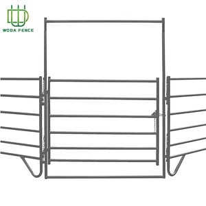 [Hot Item] Heavy-Duty Oval Rail Cattle Pen Panels for Livestock Management