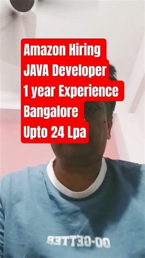 Amazon Careers 2026 | JAVA Development Engineer | Bangalore