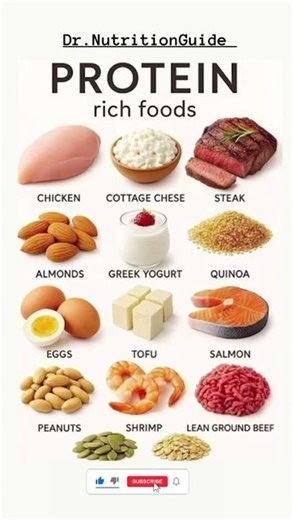 Top Protein-Rich Foods for Muscle & Health! 💪🥚