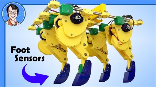 Robot Dog - Stability using Dynamic Compliant Simulated Springs