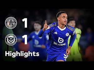Ramsey Gets First Leicester Goal In Pompey Draw 🤝 | Leicester City 1-1 Portsmouth | Highlights
