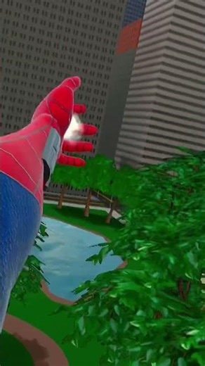 Swinging in the spectacular spider lair #vrchat ￼