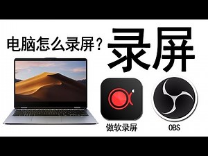 自媒体录屏软件，电脑录屏软件超级好用，傲软录屏/OBS免费录屏软件一件录制高清视频【桃花源】