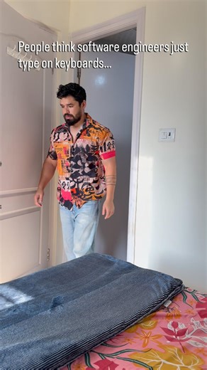 Day in the Life of a Software Engineer | Reality vs Expectation #softwareengineer #techlife #shorts