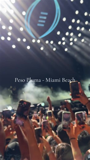 #miamibeach #pesopluma #concert | Peso Pluma