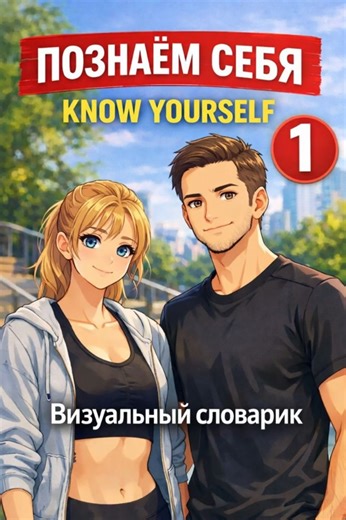 Познаём себя на английском. Визуальный словарик 1. Know Yourself in English .