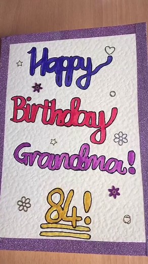 Birthday Card Ideas for Grandma