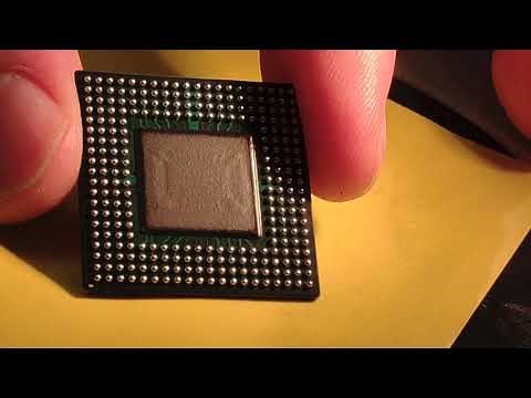 Removing and soldering big BGA chip WITHOUT any preheating tools. Experiments with Agilent Scope