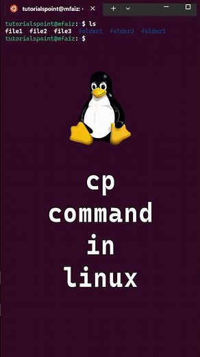 9/10 Basic Linux Commands | cp command in linux #shorts #linux #linuxcommands