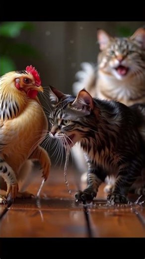 Firefighter Chicken Saves the Grill! 🚒🐔🔥