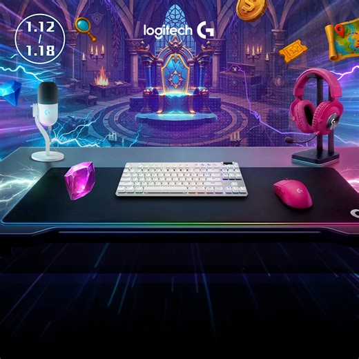 ⚡1/12-1/18 Logitech G 品牌週⚡ 裝備全面升級，多重好禮一次帶走！✨ ➥https://logi.club/IXZU5 🎁全館優惠一次看🎁 ✦指定電競品滿$3,000折$300 ✦單筆訂單含 指定PRO系列 或 滿$5000 送XIAOMI檯燈LITE(不累贈) ✦買PRO X TKL & PRO X TKL RAPID 送 李珠珢限量鍵帽 💠PRO X SUPERLIGHT 2無線輕量化遊戲滑鼠 🔹裝載新一代 HERO 2感應器 活動價 $３,６９０ 現省↘️ $1,800 💠PRO X SUPERLIGHT 2 DEX 無線輕量化電競滑鼠 🔹高達8kHz回報率 專為右手玩家打造 活動價 $４,２９０ 現省↘️$700 💠G502 X LIGHTSPEED 無線高效能遊戲滑鼠 🔹長效電力續航，11個可自訂按鈕 活動價 $３,１９０ 現省↘️$800 ​ 現在升級裝備，解鎖最佳遊戲體驗👍 → *詳細活動依平台為主 *贈品數量有限，送完為止 #LogitechTW #LogitechG #羅技品牌週 | Logitech G
