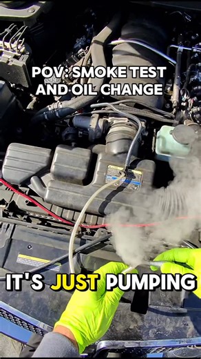 Nate on Instagram: "Quick oil change and evap diag on this Pontiac G8. Definetely my favorite car to drive *yes I plugged the smoke machine both ways not just the crankcase #pontiac #g8 #evap #mobilemechanic"