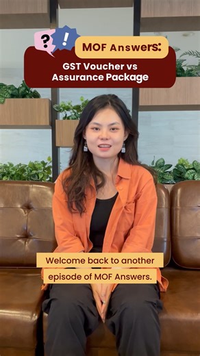 What is the difference between the GST Voucher scheme and Assurance Package? 🤔 ✅ GST Voucher: Permanent, targeted support for lower- to middle-income households ✅ Assurance Package: 5-year boost for all Singaporeans to cushion the impact of the GST rate increase Watch Tim and En break it down in our latest episode of #MOFAnswers 🎥 #AskMOF #MOFSupportForYou | Ministry of Finance (Singapore)