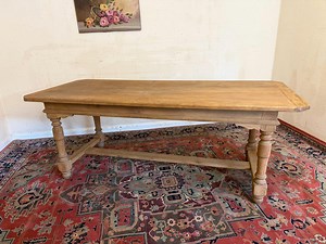 Quality French Farmhouse Raw Oak Refectory Dining Table Circa 1930 - Etsy UK