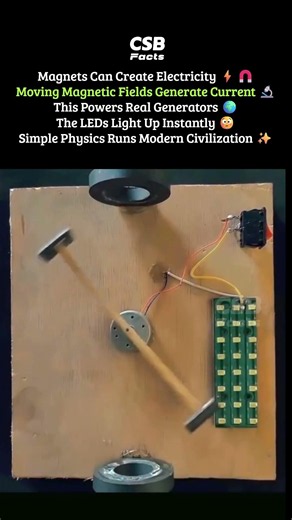 How Magnets Create Electricity ⚡🧲