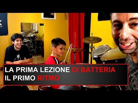La Prima Lezione di Batteria, Il Primo Ritmo - Imparare la Batteria - Accademia di Massimo Russo #6