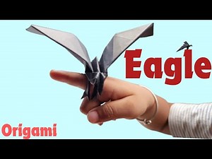 How to Make an Origami Eagle | Origami Tutorial| Origami Birds |#craft ‪@CraftsCoach‬