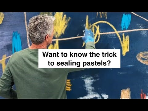 Want to know the trick to sealing pastels?