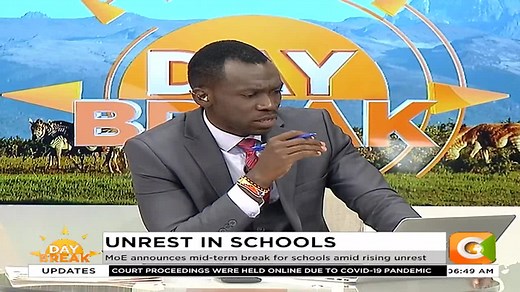 5.3K views · 101 reactions | Omboko Milemba - Chair, KUPPET: The half-term break is good for the student but it is a risk if we continue with trend because students will take over the management in that if they need something to happen, they burn the school…we don't necessarily need boarding schools #DayBreak @TrevorOmbija | Citizen TV Kenya | Facebook