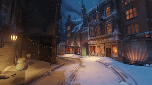 Winter Street Animated Wallpaper