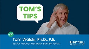 Dr. Tom Walski has 40 years of experience in applied #hydraulics. As a Bentley Fellow and Sr. Product Manager, Tom shares his vast #water industry expertise and product knowledge at speaking events, on webinars, and through insightful blog articles. We are thrilled that he has agreed to also share his knowledge 🧠👨‍🏫 through a new series of short videos called Tom’s Tips. Stay tuned. 🎦 #infrastructure #engineering #TomsTips | Bentley Systems