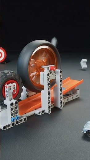 Incredible Hot Wheels Lego Launcher #lego #legotechnic #hotwheels
