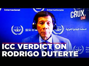 LIVE | ICC To Deliver Verdict On Plea To Release Former Philippines President Rodrigo Duterte | Crux