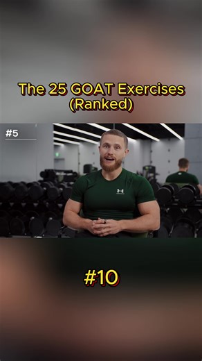 The 25 GOAT Exercises (Ranked) #gymmotivation #fitnesstips #bodybuilding #WorkoutRoutine #personalrecord
