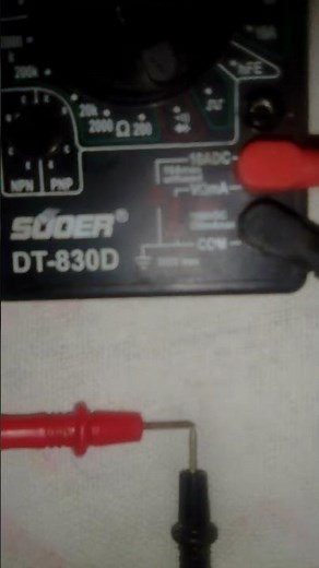 How to check a cartridge fuse using a Multimeter ?