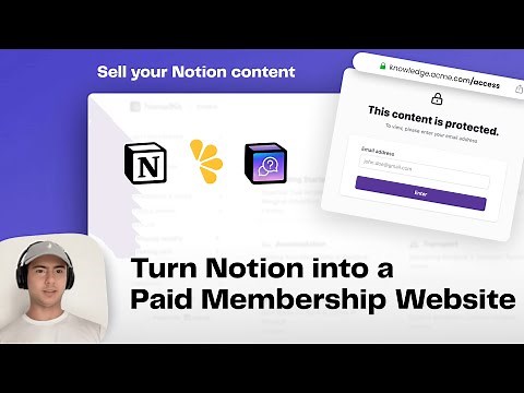 How to Create a Paid Notion Membership Site with Lemonsqueezy