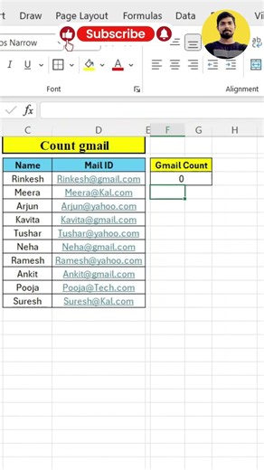 Using ? Wildcard COUNTIF Formula #excel #exceltips #shorts