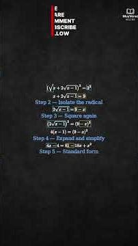 The Ultimate Algebra Square Root Secret