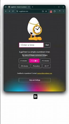 This Website Starts Timers Instantly