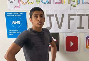 Combat sports athlete keeps his class-mates fighting fit