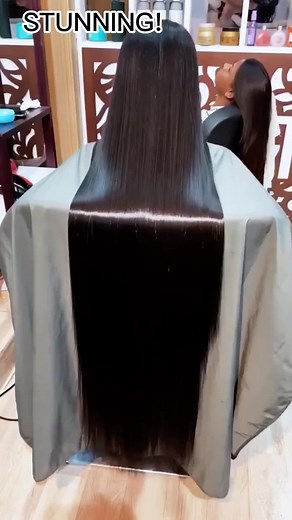 Beautiful Straight Long Hair Wig Styling | Idol Hair Official