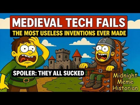 Medieval Tech Fails | The Most Useless Inventions Ever Made (All Sucked) | Midnight Meme Historian