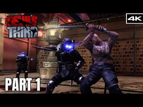 The Devil’s Third Gameplay Part 1 | 4K No Commentary | Wii U