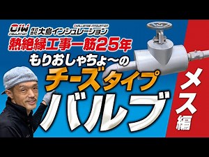 【熱絶縁工事一筋もりおしゃちょーのチーズタイプのバルブラッキングメス編】株式会社大島インシュレーション チャンネル
