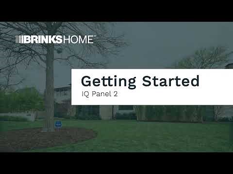 Brinks Home IQ Panel 2 - Getting Started